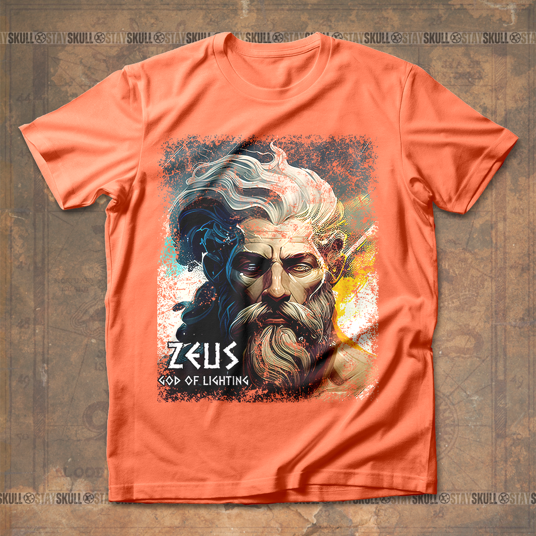 Zeus God of Lighting T Shirt