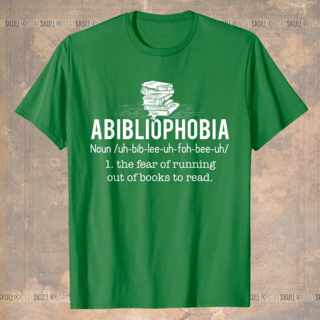 Abibliophobia - Funny Reading Bookworm Reader