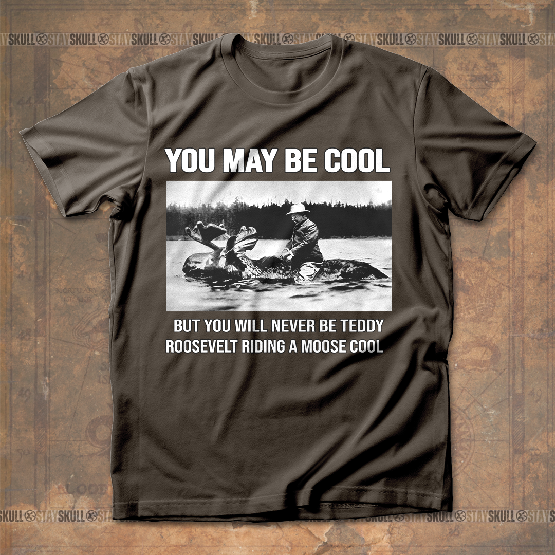 Teddy Riding Moose T Shirt