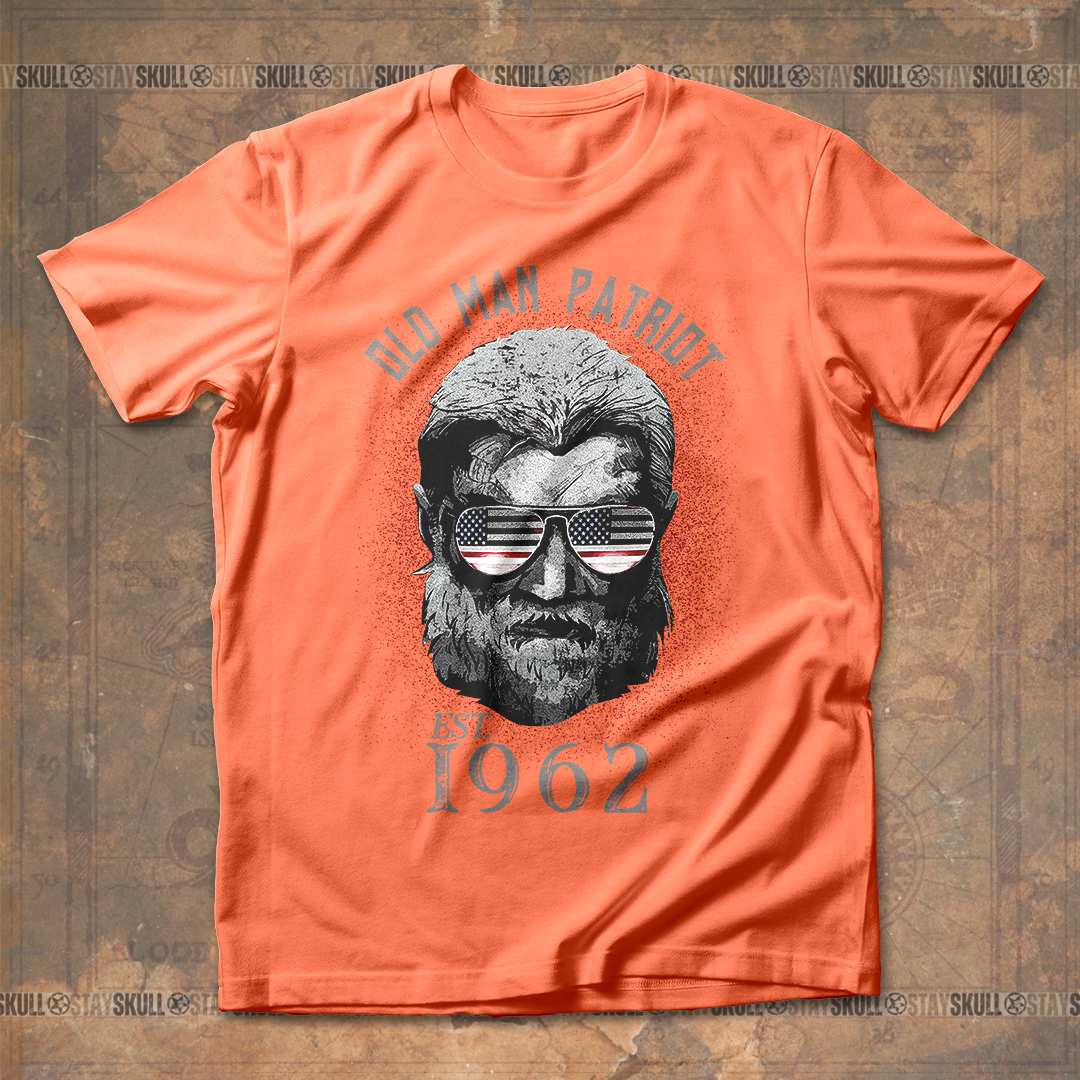 Old Man Patriot T shirt [Year can be customed]
