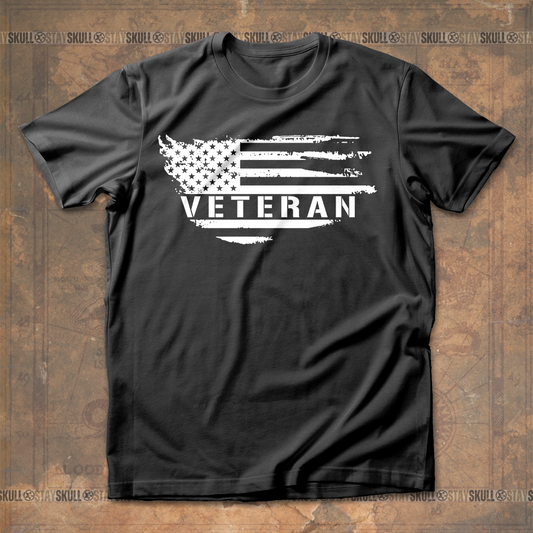 Veteran US Flag T shirt