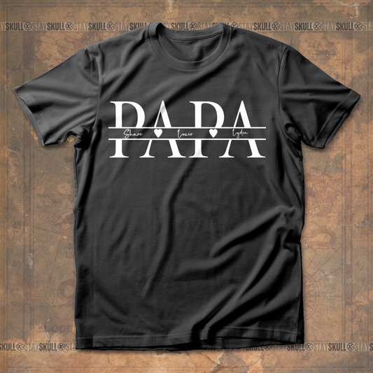 Papa Personalized T shirt