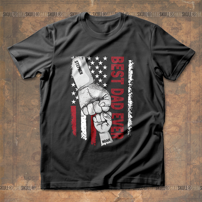 Best Dad Ever Personalized T-Shirt
