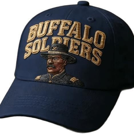 Embroidered Buffalo Soldiers Vintage Cap US Anniversary Commemorative Hat
