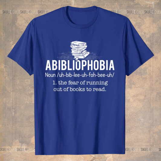 Abibliophobia - Funny Reading Bookworm Reader