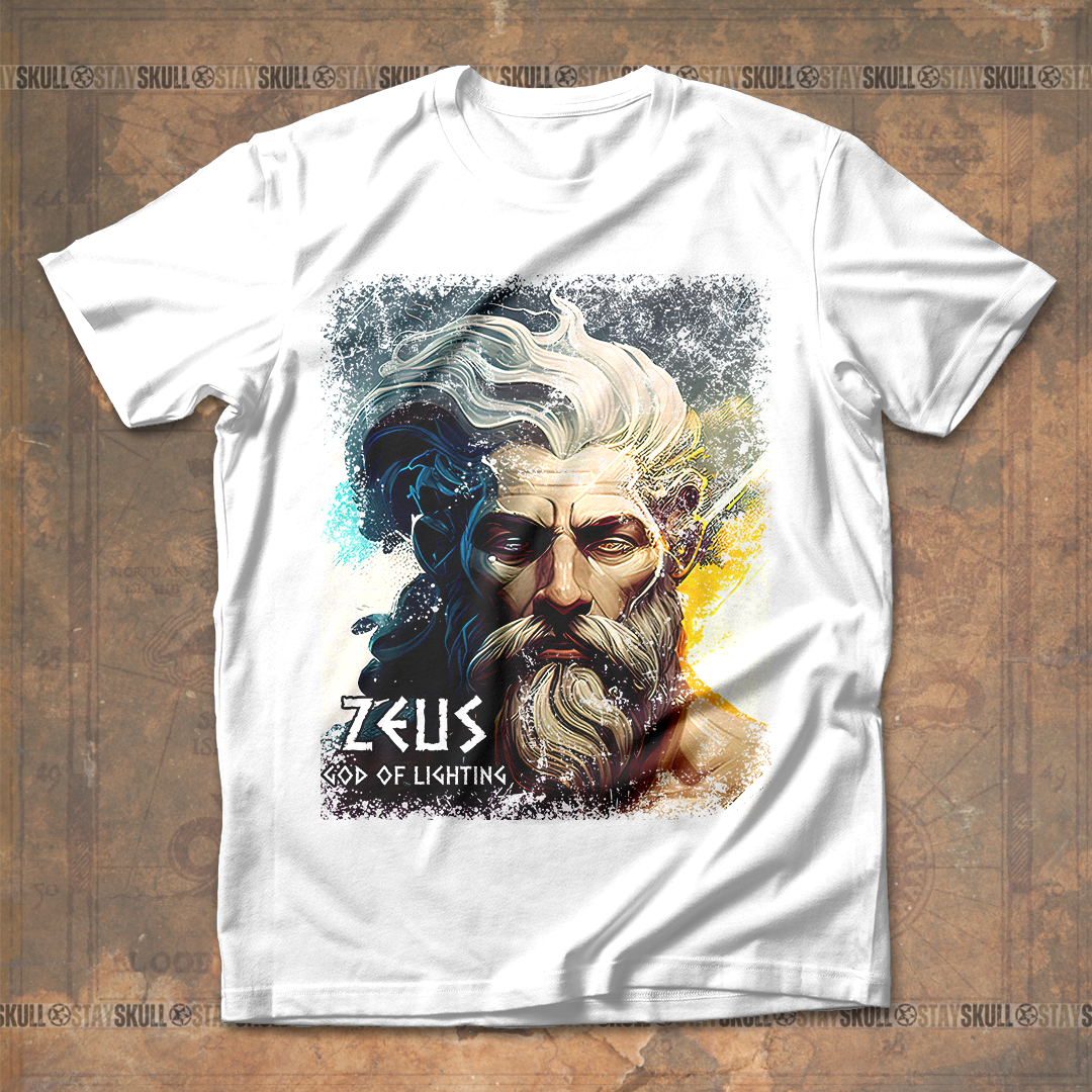 Zeus God of Lighting T Shirt