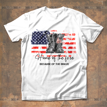 Home Of The Free Because Of The Brave T shirt