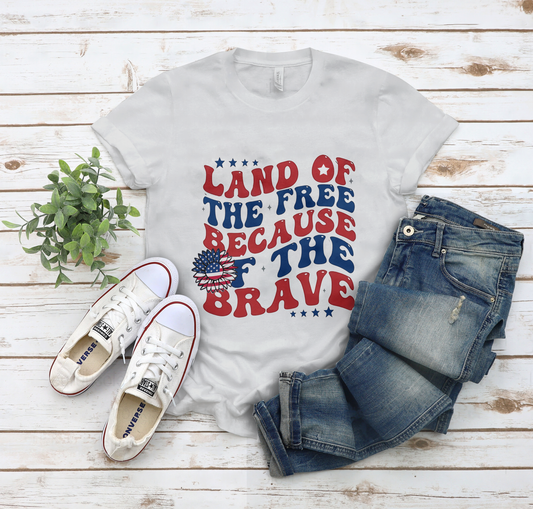 America Land Of The Free Because Of The Brave T shirt