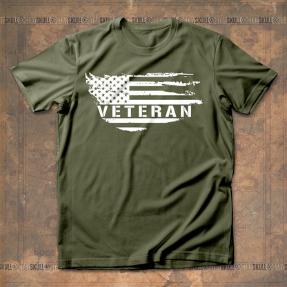 Veteran US Flag T shirt