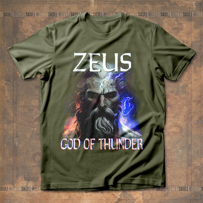 Zeus God of Thunder T Shirt