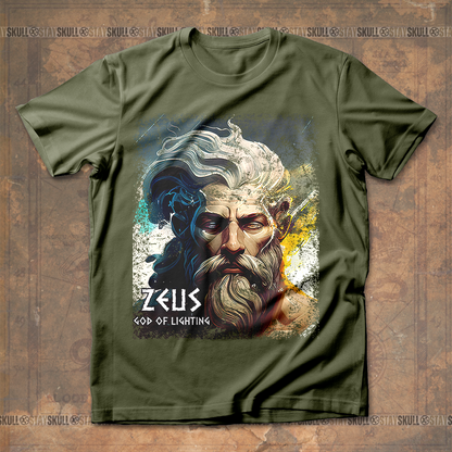 Zeus God of Lighting T Shirt