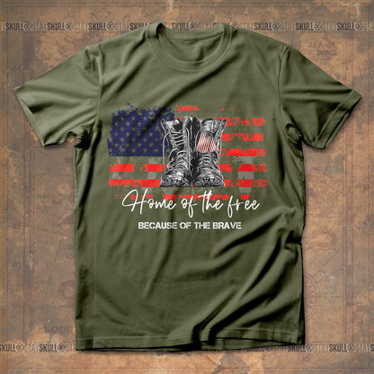 Home Of The Free Because Of The Brave T shirt