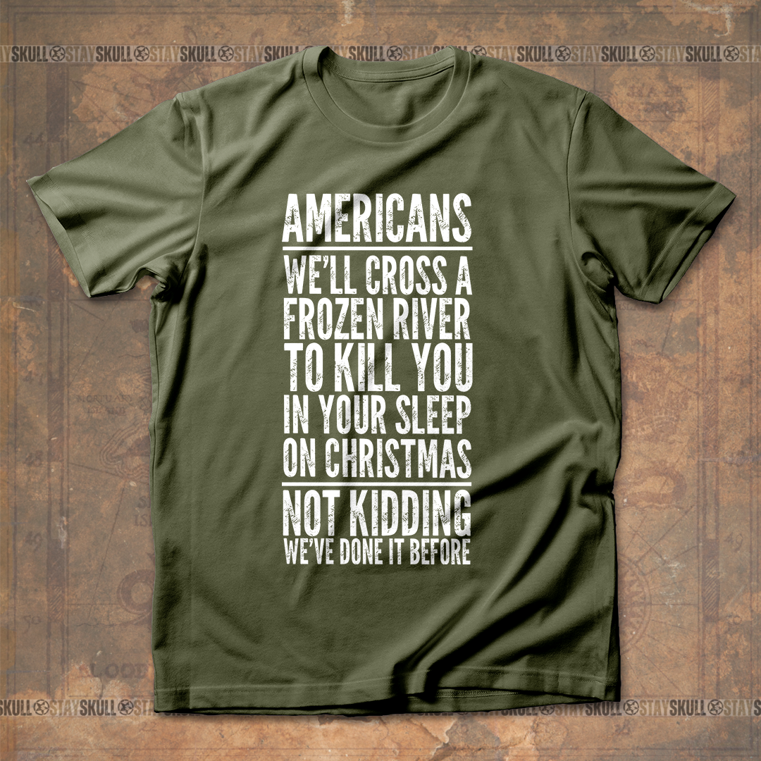 Cross A River On Xmas T -Shirt