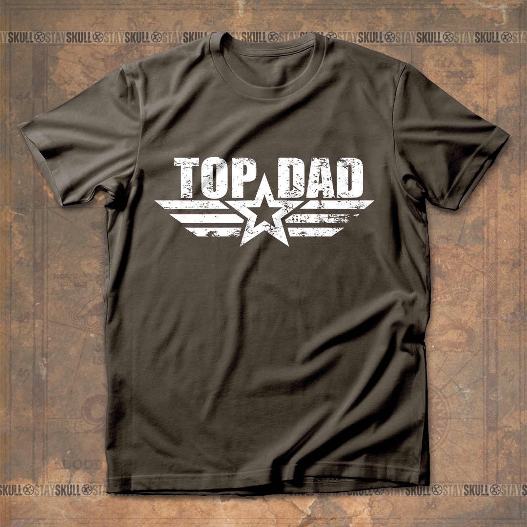Top Dad Father Gift T shirt