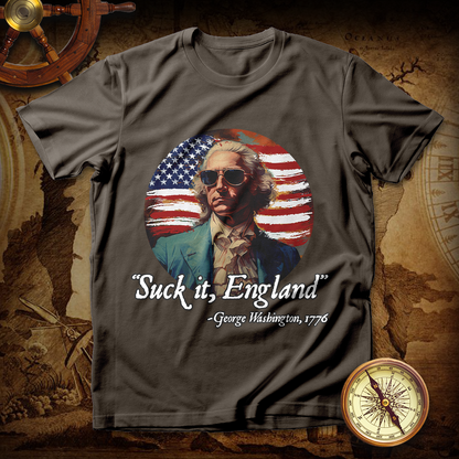 Suck It England George Washington T shirt