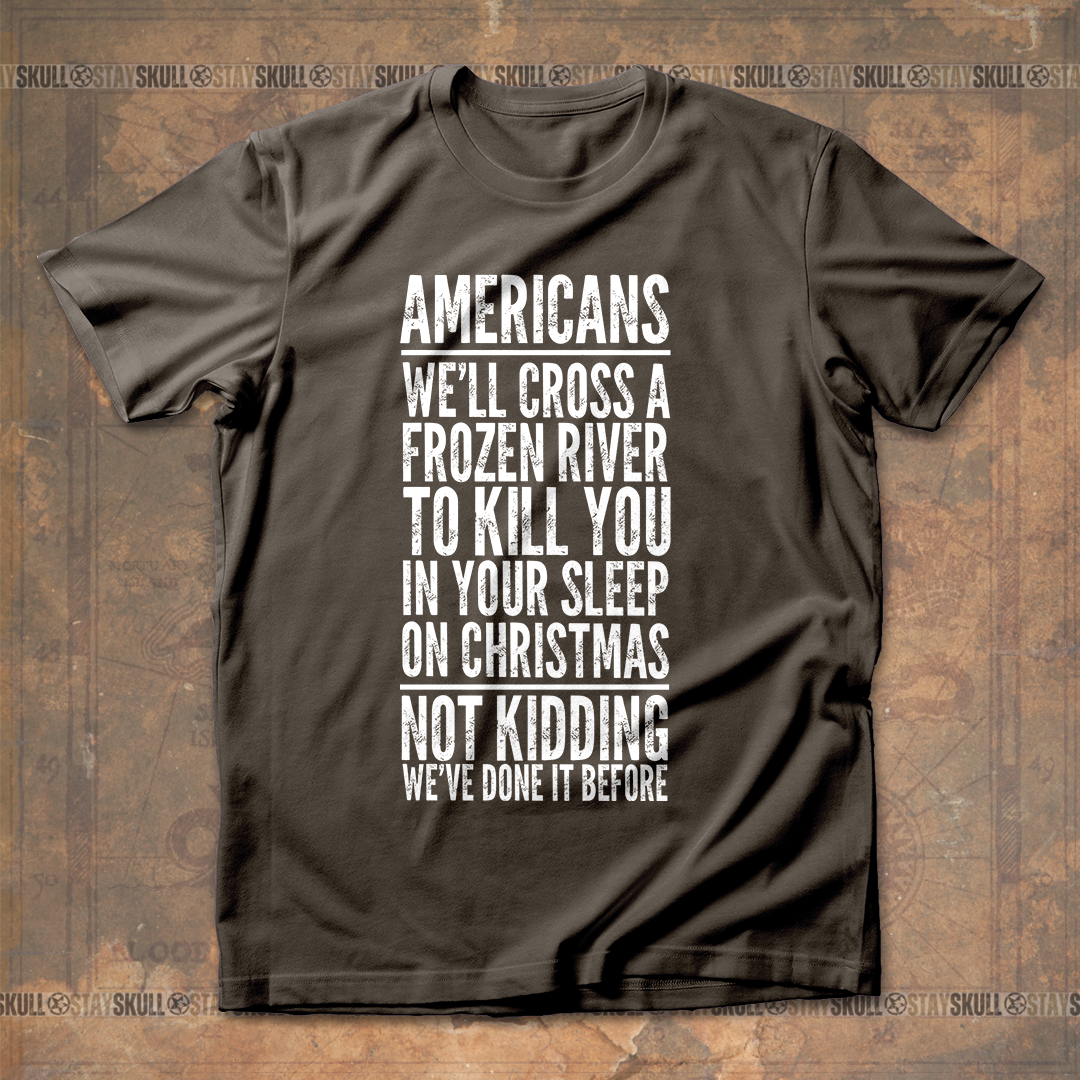 Cross A River On Xmas T -Shirt