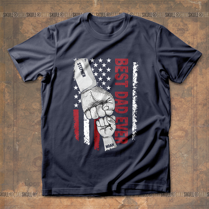 Best Dad Ever Personalized T-Shirt