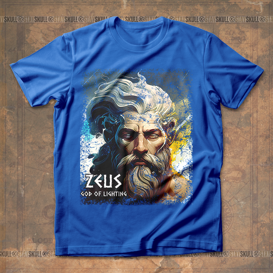 Zeus God of Lighting T Shirt