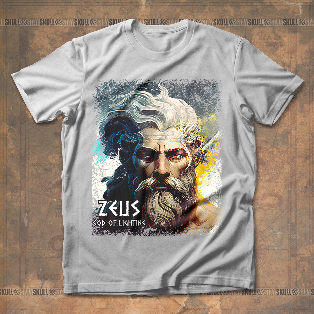 Zeus God of Lighting T Shirt