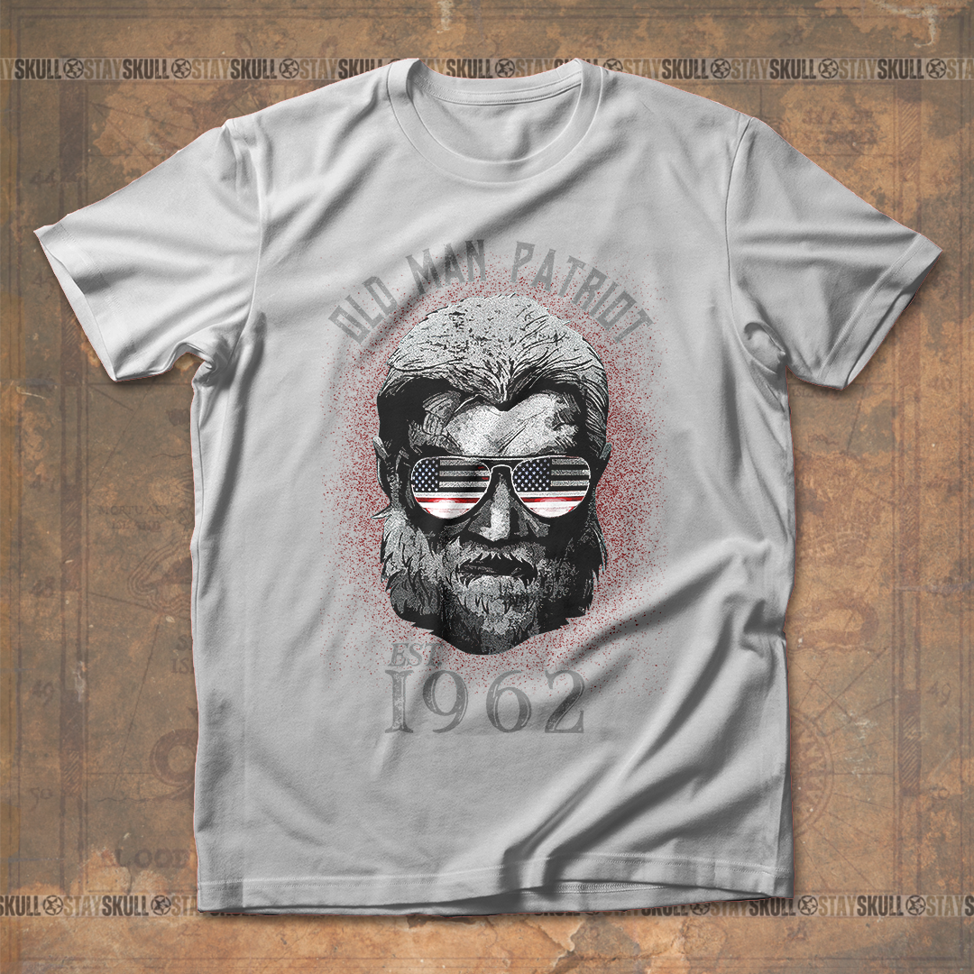 Old Man Patriot T shirt [Year can be customed]