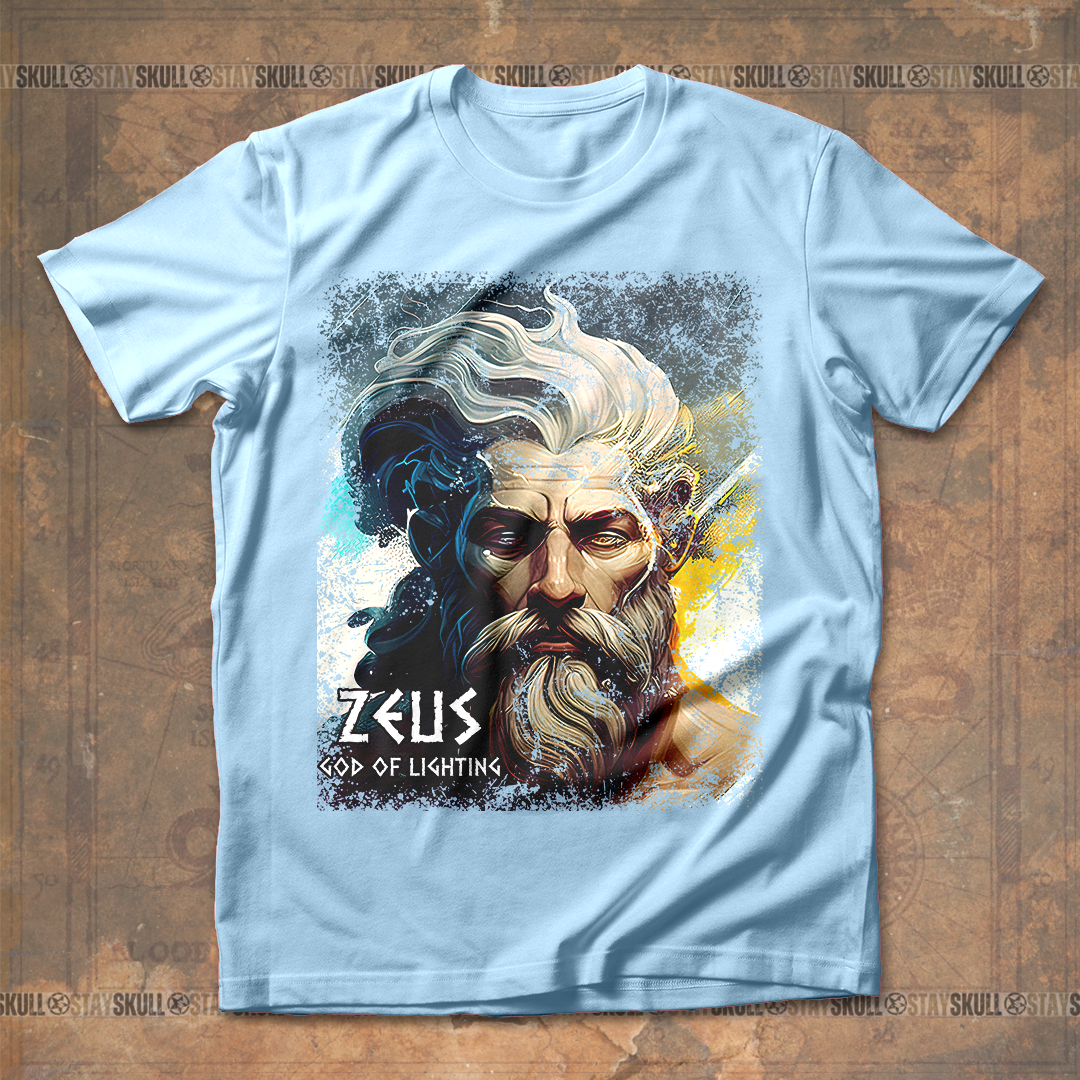 Zeus God of Lighting T Shirt