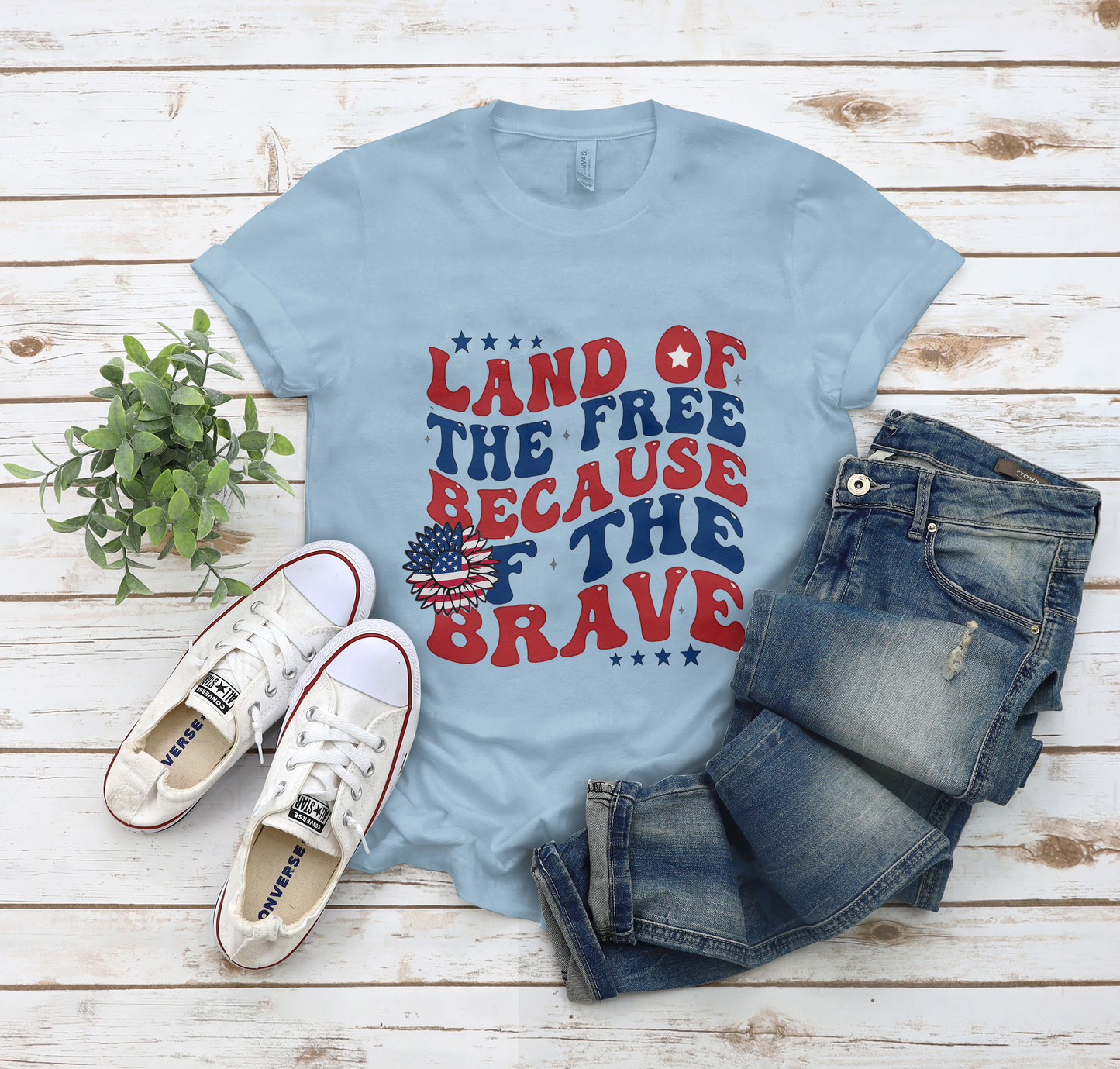 America Land Of The Free Because Of The Brave T shirt