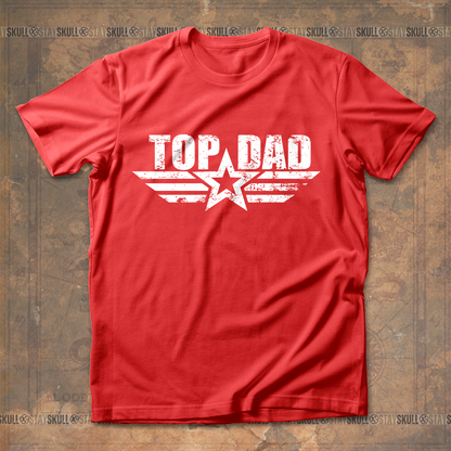 Top Dad Father Gift T shirt