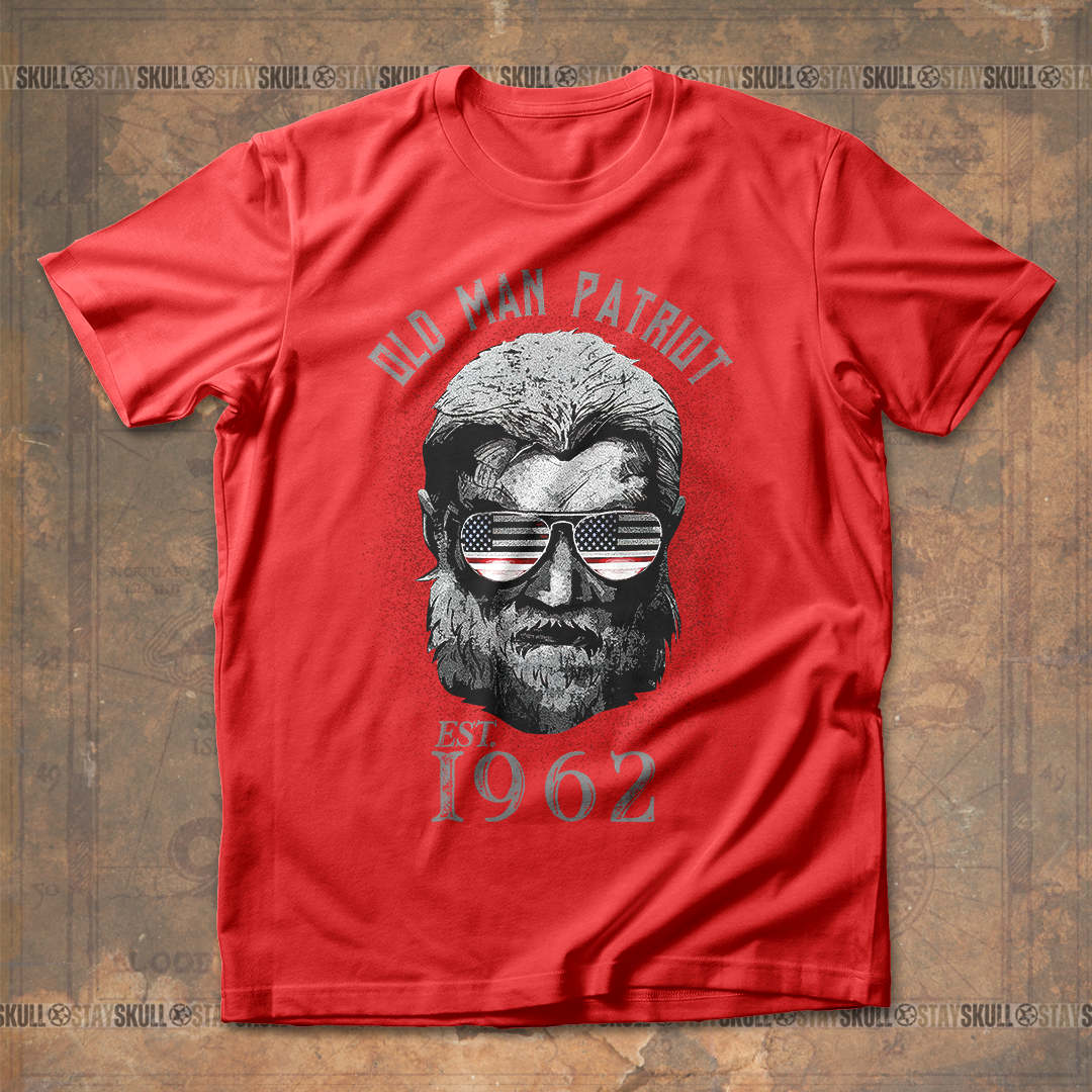 Old Man Patriot T shirt [Year can be customed]