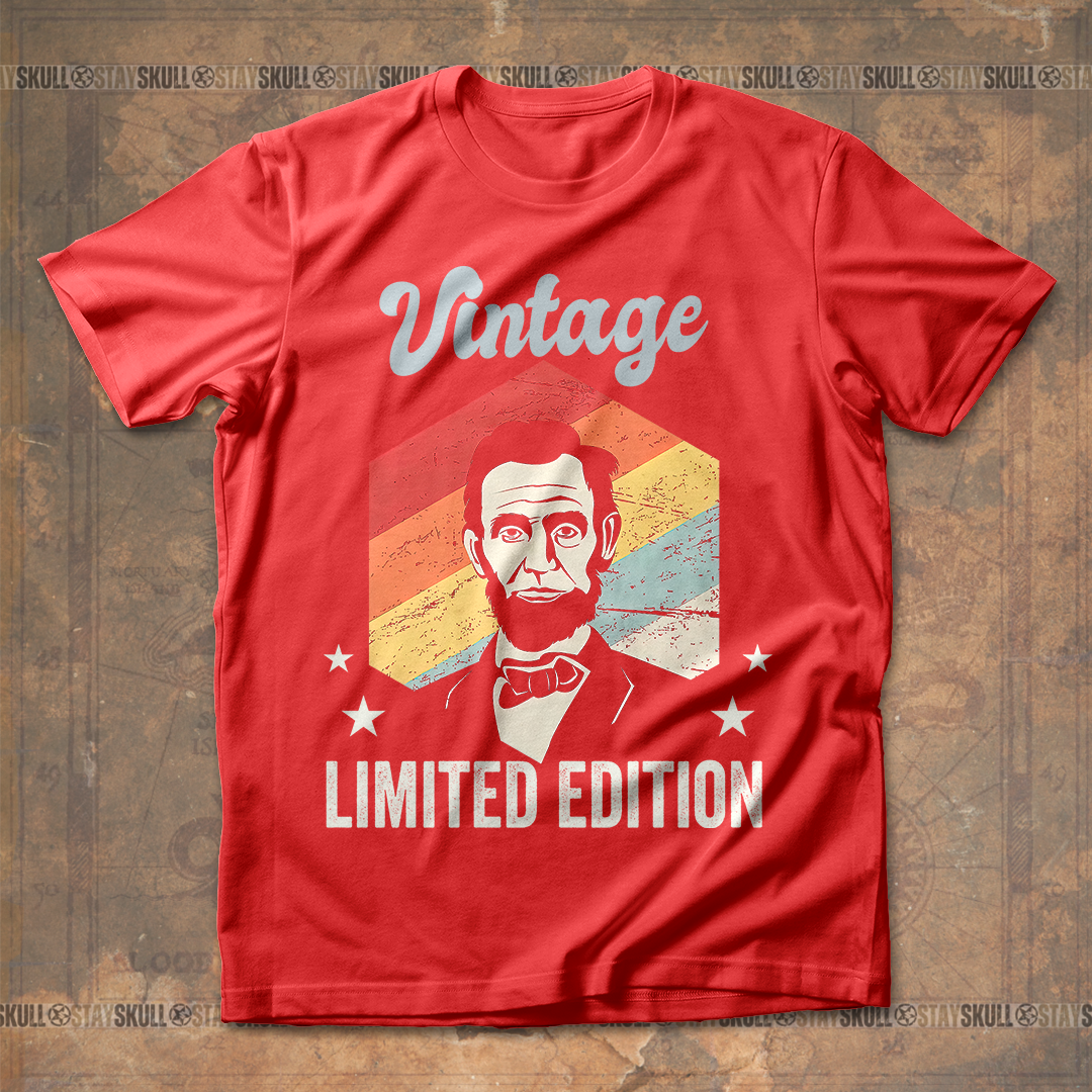 Abraham Lincoln Vintage Limited Edition T shirt