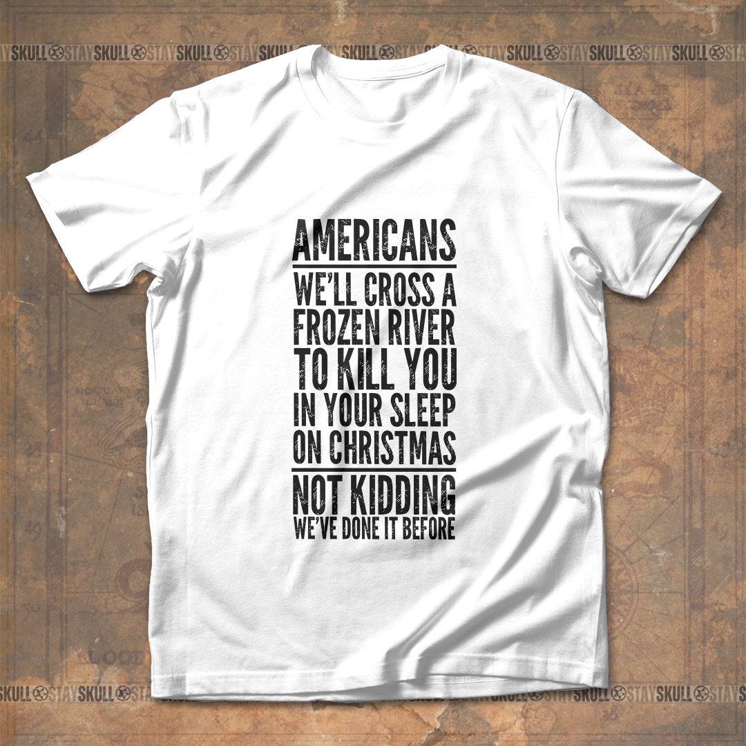 Cross A River On Xmas T -Shirt