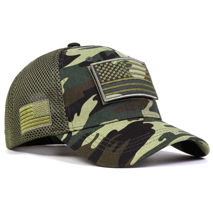 Sun Protection Velcro Military Fans Camouflage Hat