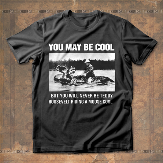 Teddy Riding Moose T Shirt