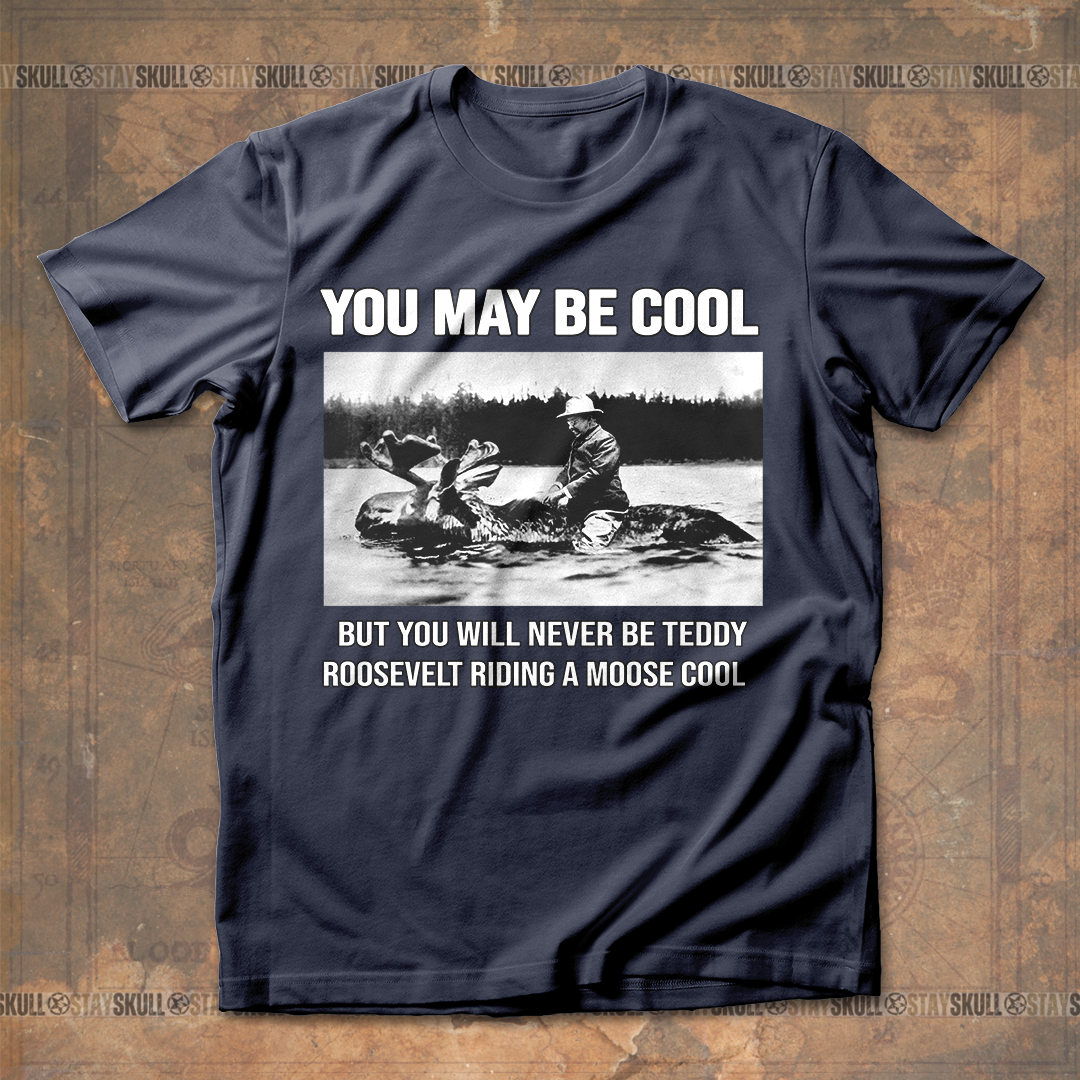 Teddy Riding Moose T Shirt