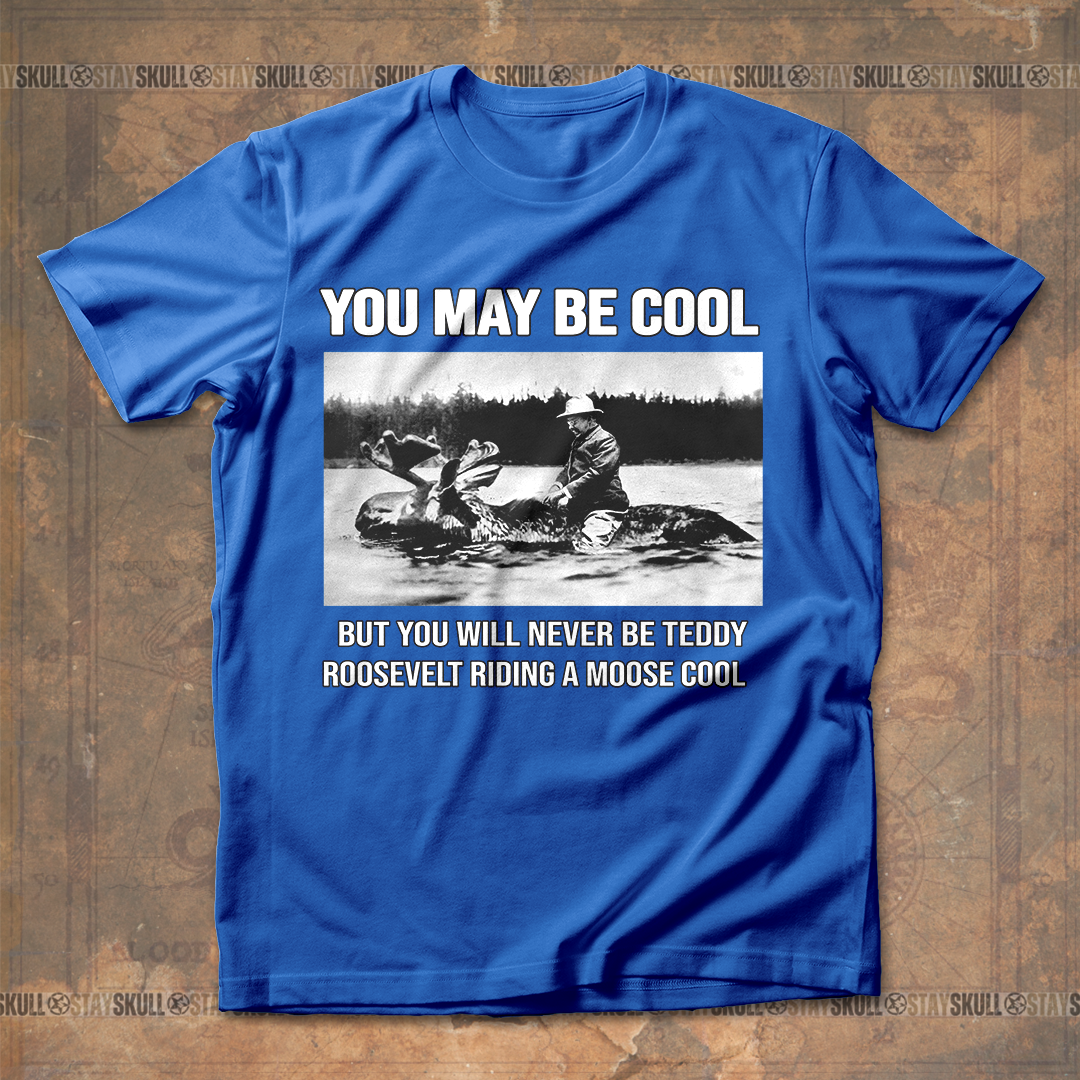 Teddy Riding Moose T Shirt