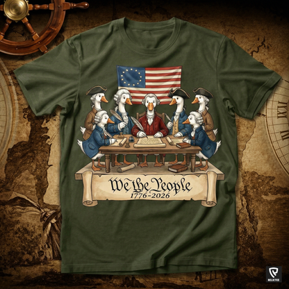 Funny Founding Fathers Duck Shirt