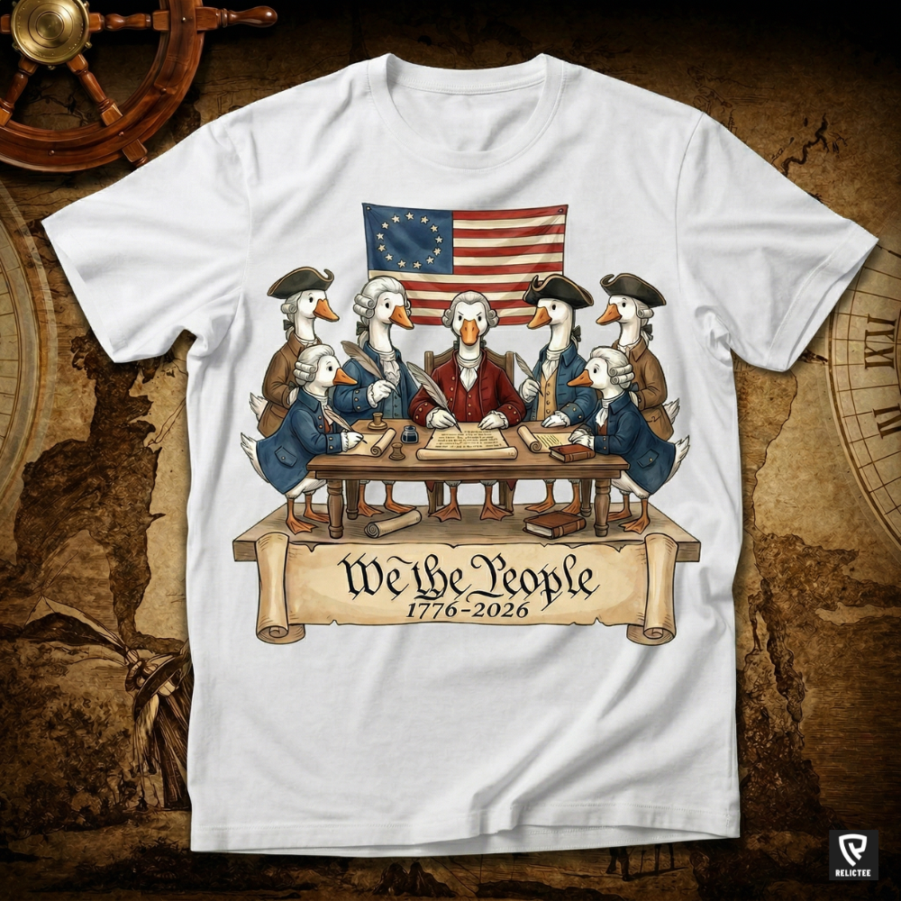 Funny Founding Fathers Duck Shirt