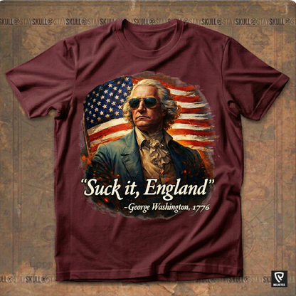 Suck It England - George Washington Tee
