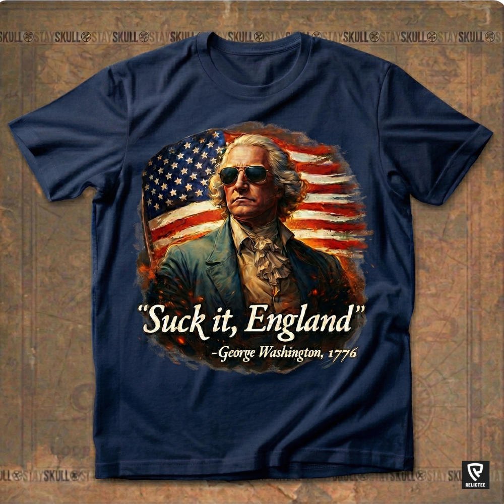 Suck It England - George Washington Tee